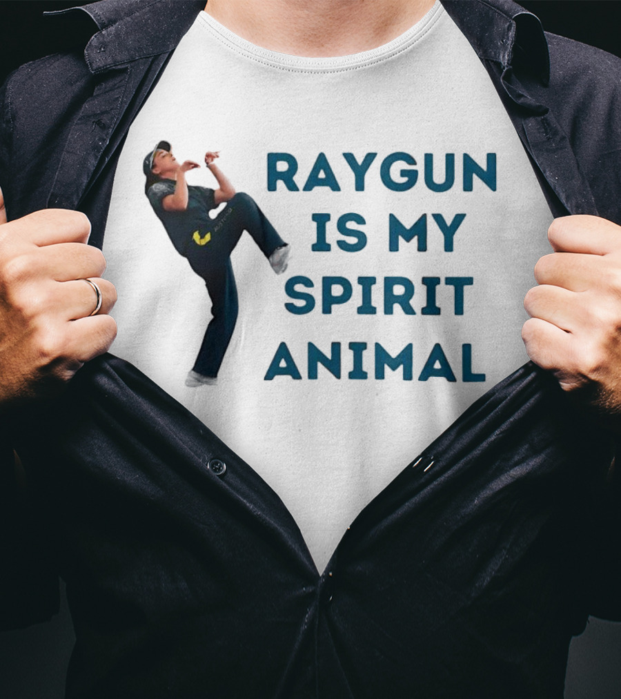 Raygun Is My Spirit Animal Breakdancing T-Shirt