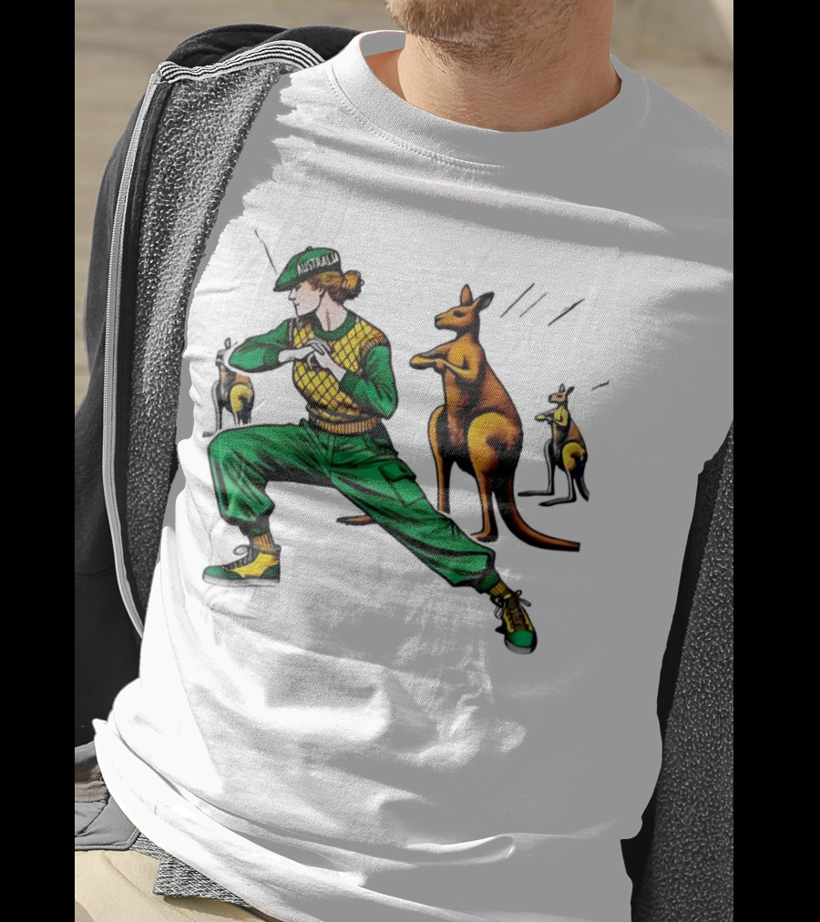 Breakdancing With Kangaroo At Olympics T-Shirt