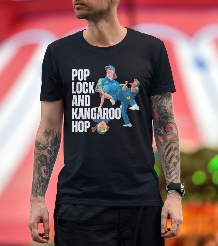Pop Lock and Kangaroo Hop Raygun Rachael Olympics T-Shirt