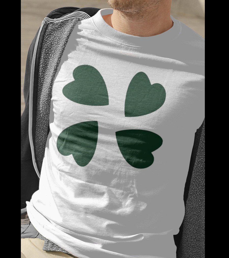 4chan Clover Heart T-Shirt