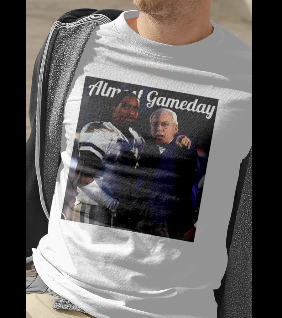 Almost Gameday Bill Snyder Coach K-State Wildcats Player Interaction T-Shirt