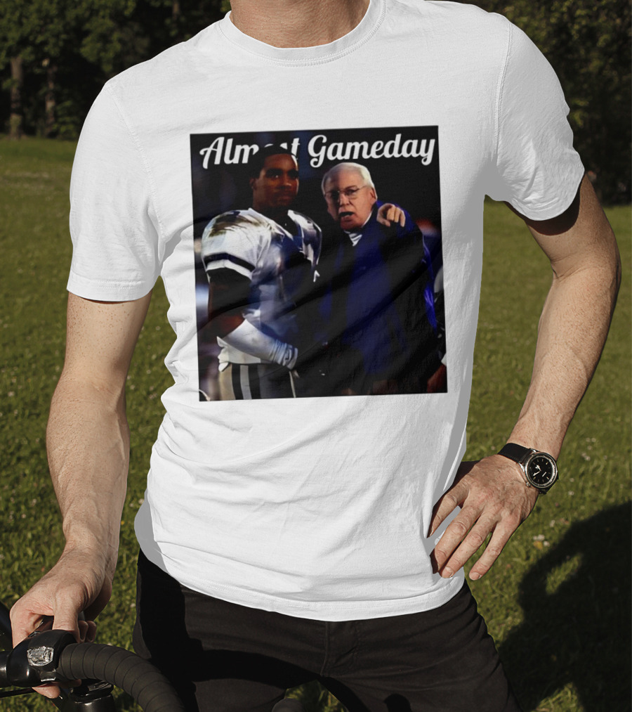 Almost Gameday Bill Snyder Coach K-State Wildcats Player Interaction T-Shirt