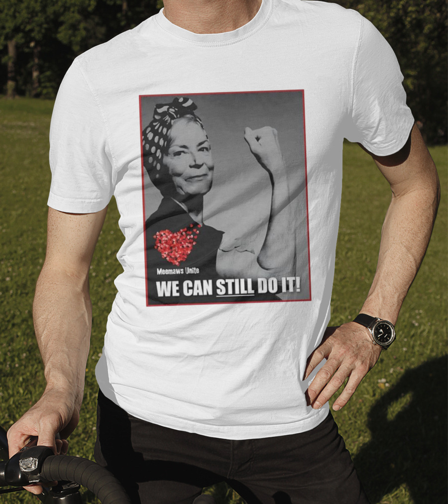 Meemaws Unite We Can Still Do It Polka Dot Bandana Heart T-Shirt