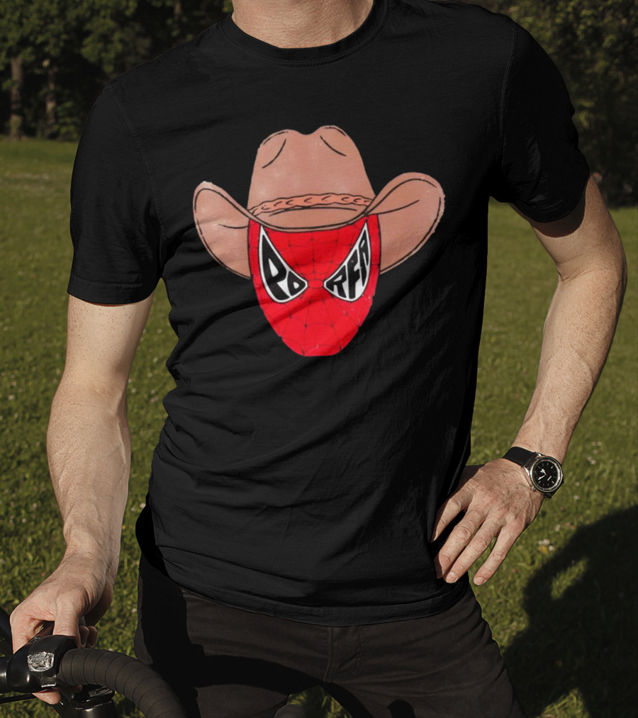 Porfa Porfaman Cowboy Spider Man T-Shirt