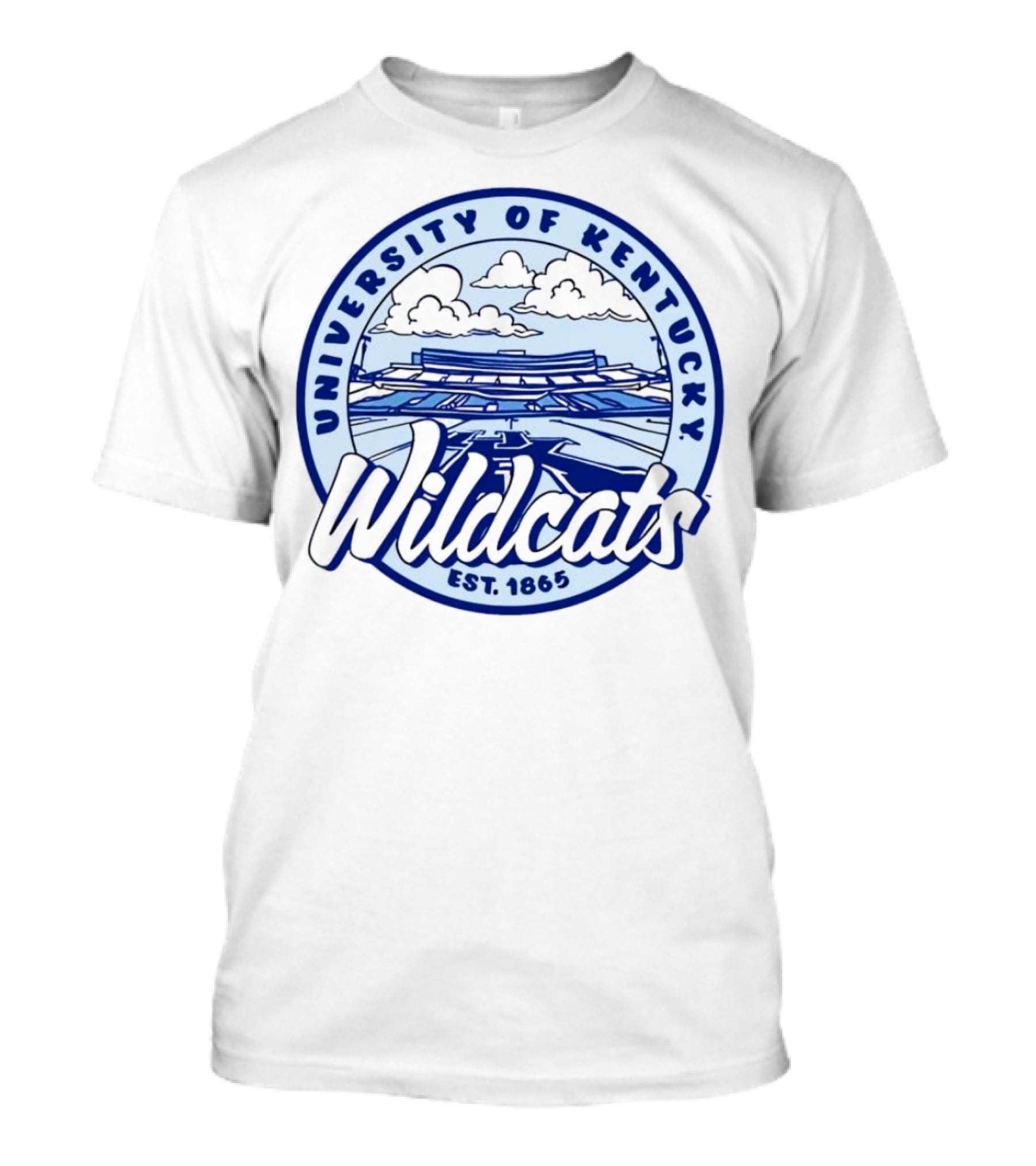 University Of Kentucky Wildcats Stadium Est. 1865 Circle T-Shirt