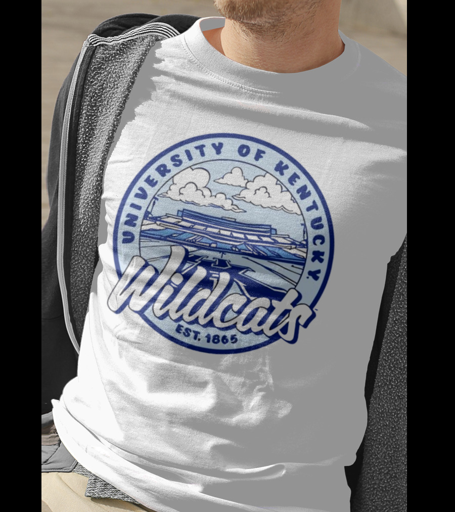 University Of Kentucky Wildcats Stadium Est. 1865 Circle T-Shirt