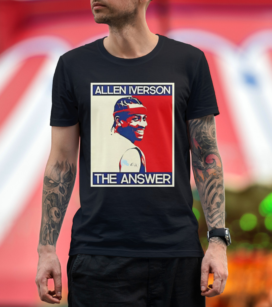 Allen Iverson The Answer Iconic Hope T-Shirt
