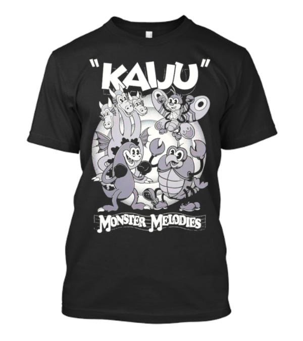 Kaiju Cartoon Monster Melodies Musical Characters T-Shirt