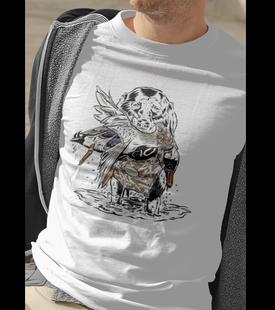 Ole’ Smoke Public Enemy Dog Hunting Duck T-Shirt