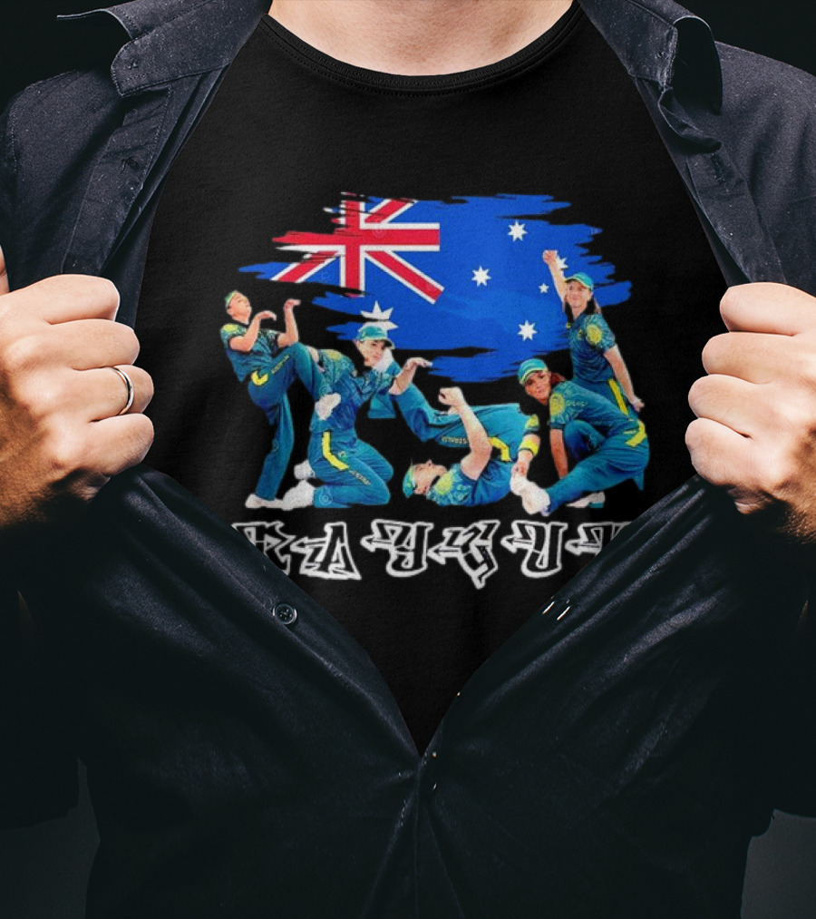 Raygun Rachael Gunn B-girl With Australia Flag T-Shirt