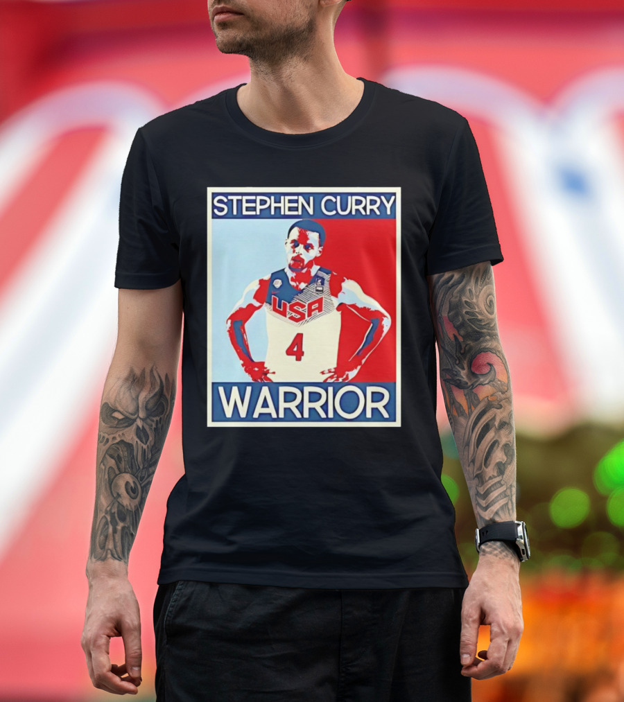 Stephen Curry USA Warrior 4 Hope T-Shirt