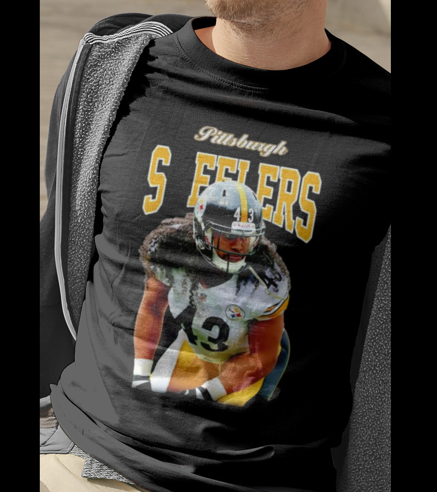 Pittsburgh Steelers Troy Polamalu Retired Player Number 43 Sideline T-Shirt