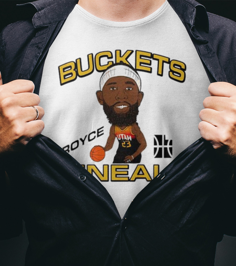 Buckets O'Neale Royce Utah T-Shirt