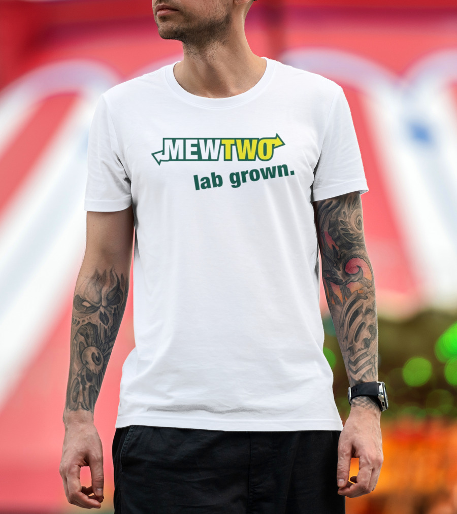 MEWTWO Lab Grown Arrows Text T-Shirt