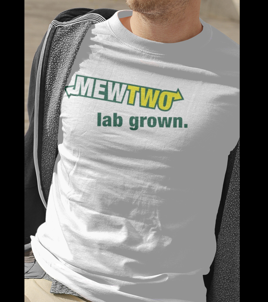 MEWTWO Lab Grown Arrows Text T-Shirt