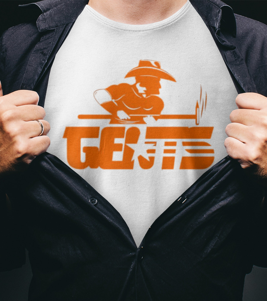 Tennessee Volunteers Gents Cowboy Branding Iron T-Shirt