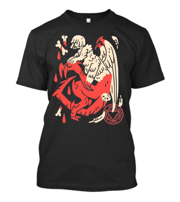 Falin Touden Dungeon Meshi Delicious In Dungeon Forbidden Magic Winged Creature With Skull And Bones T-Shirt