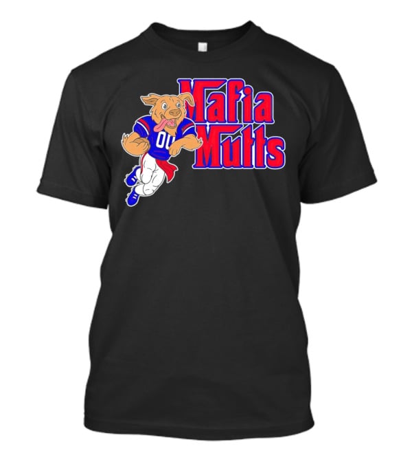 Buffalo Bills Mafia Mutts 01 Football Dog Cartoon T-Shirt