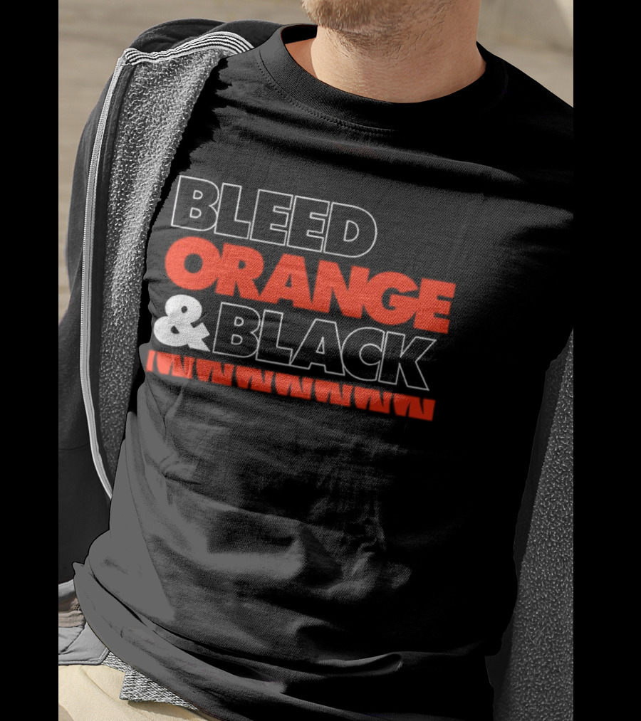 Cincinnati Bengals Bleed Orange And Black T-Shirt