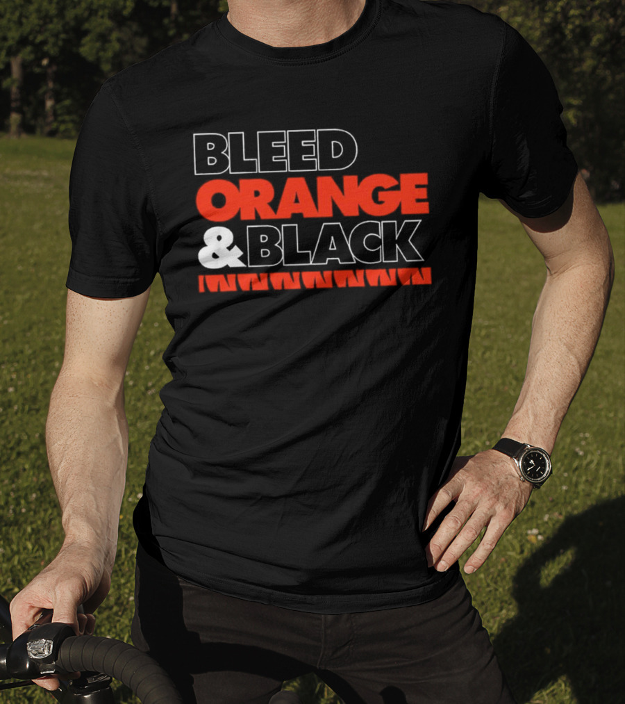 Cincinnati Bengals Bleed Orange And Black T-Shirt