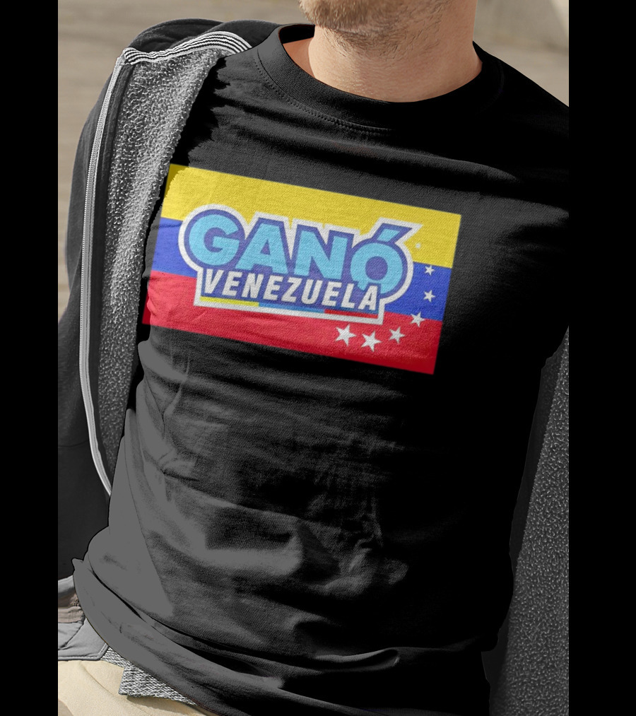 Ganó Venezuela Bandera Colores Estrellas T-Shirt