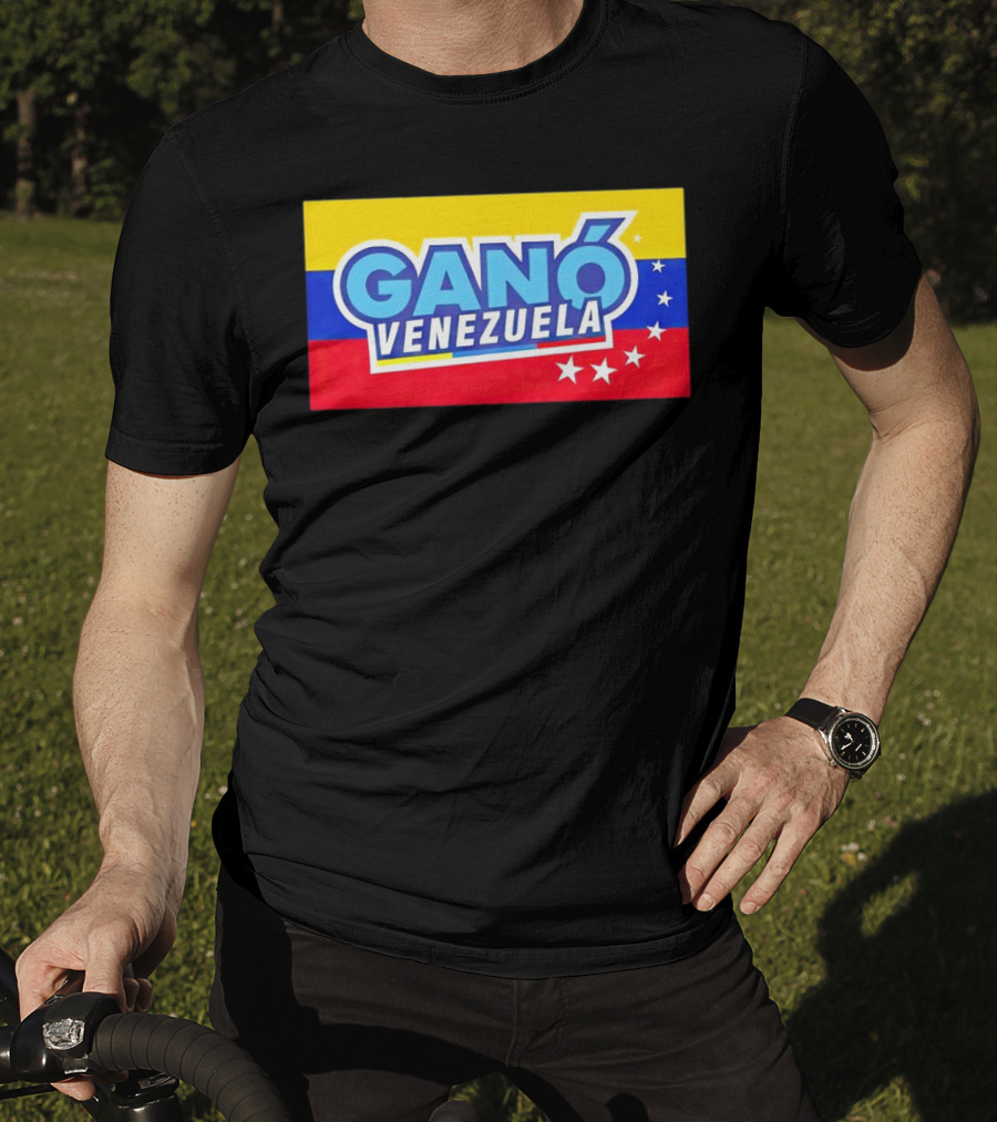 Ganó Venezuela Bandera Colores Estrellas T-Shirt