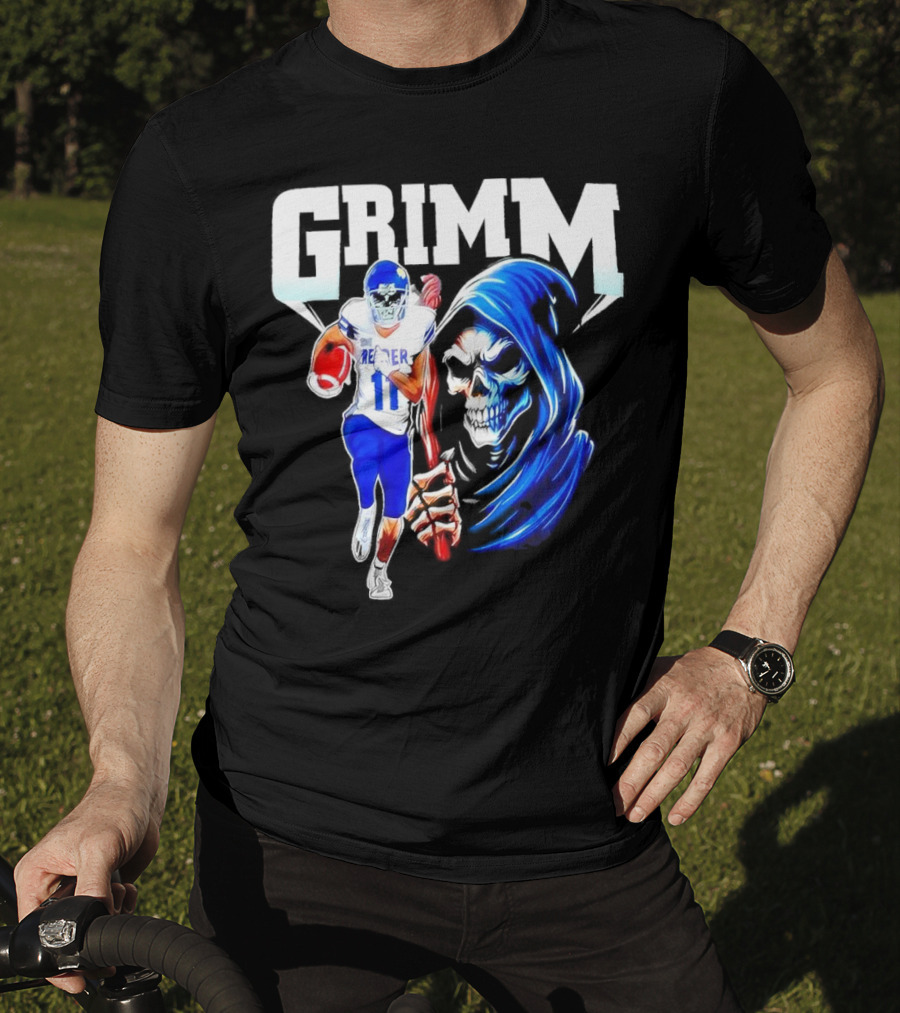 Grimm Reaper Kansas Jayhawks Football 11 Luke Grimm T-Shirt