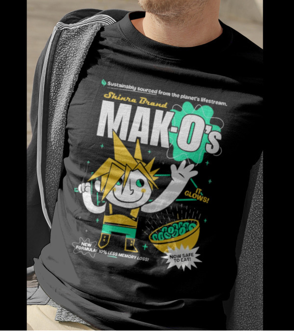 Shinra Brand Mak-0's Sustainably Sourced It Glows New Formula 10% Less Memory Loss Now Safe To Eat T-Shirt