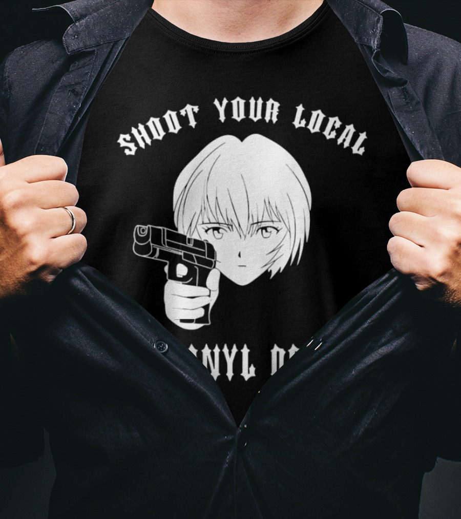 Shoot Your Local Fentanyl Dealer Anime Style Gun T-Shirt