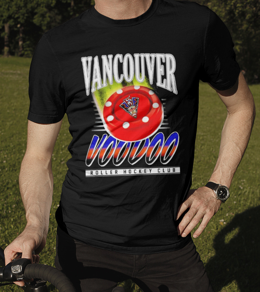 Vancouver Voodoo Roller Hockey Club Puck Logo Classic T-Shirt