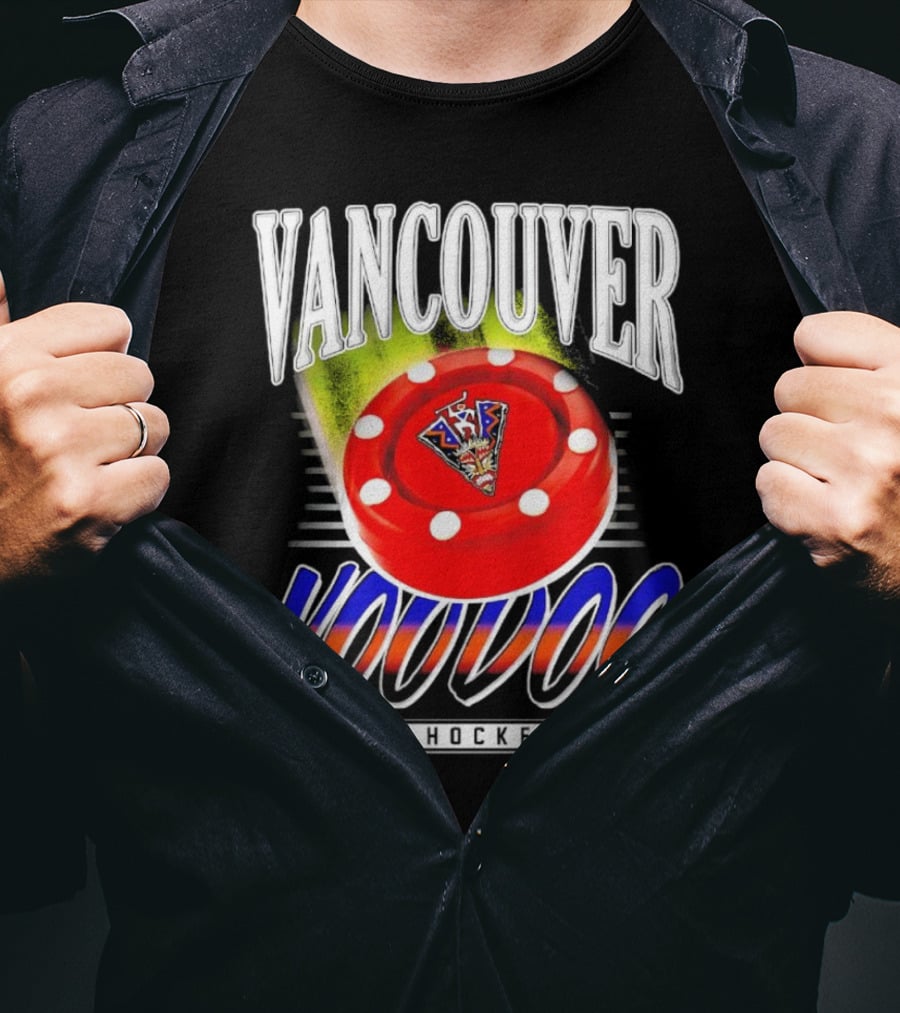 Vancouver Voodoo Roller Hockey Club Puck Logo Classic T-Shirt