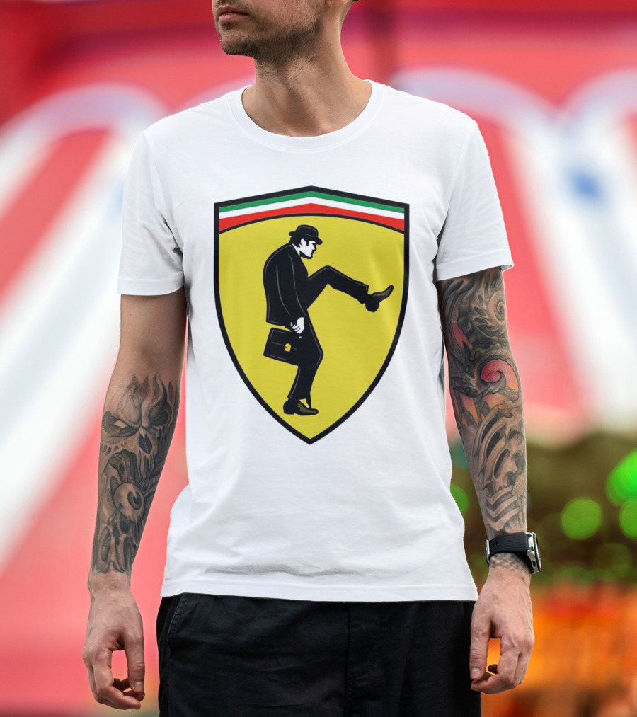 Ministry of Silly Walks Monty Python Ferrari T-Shirt