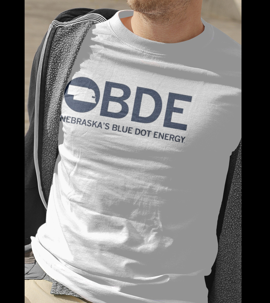 OBDE Nebraska's Blue Dot Energy With State T-Shirt