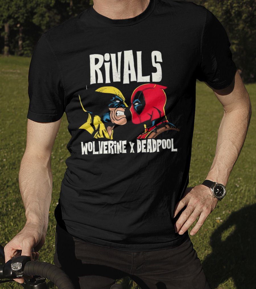 Rivals Wolverine X Deadpool Faceoff T-Shirt