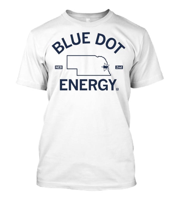 Blue Dot Energy Nebraska Neb 3rd State T-Shirt