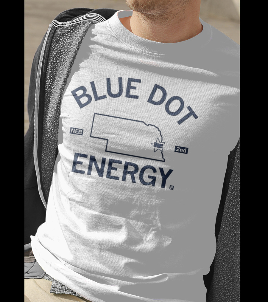 Blue Dot Energy Nebraska Neb 3rd State T-Shirt