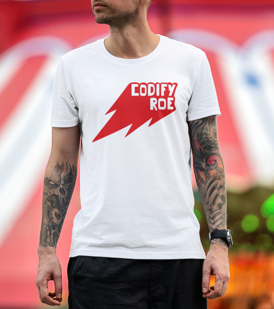 Codify Roe Red Lightning Bolt T-Shirt