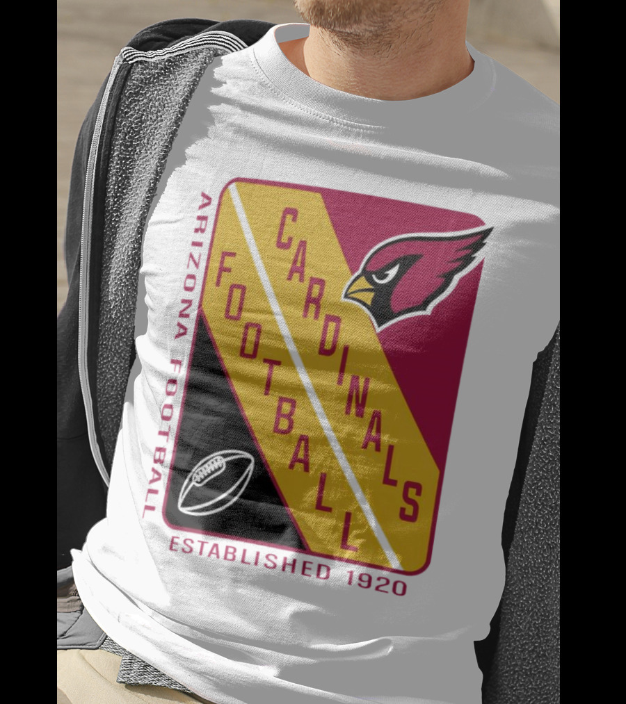 Arizona Cardinals Football Established 1920 Starter Shield T-Shirt
