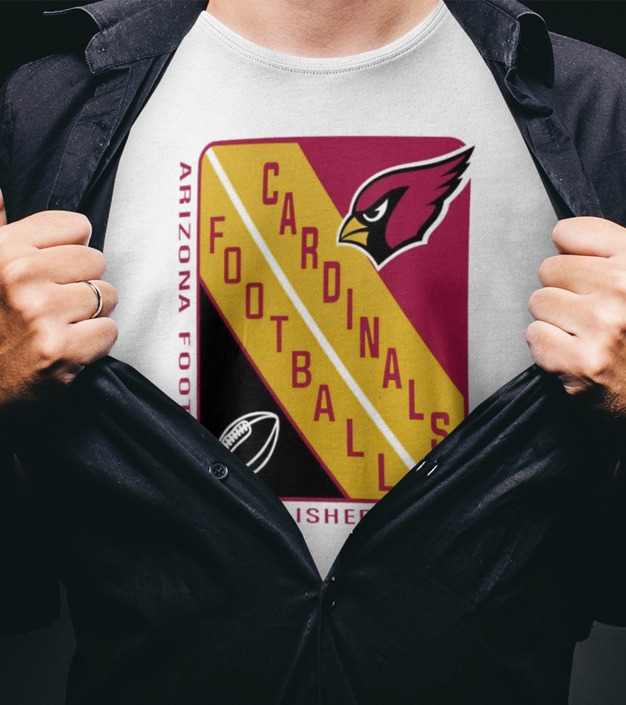 Arizona Cardinals Football Established 1920 Starter Shield T-Shirt