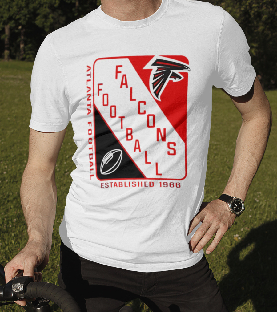 Atlanta Falcons Football Established 1966 Shield T-Shirt