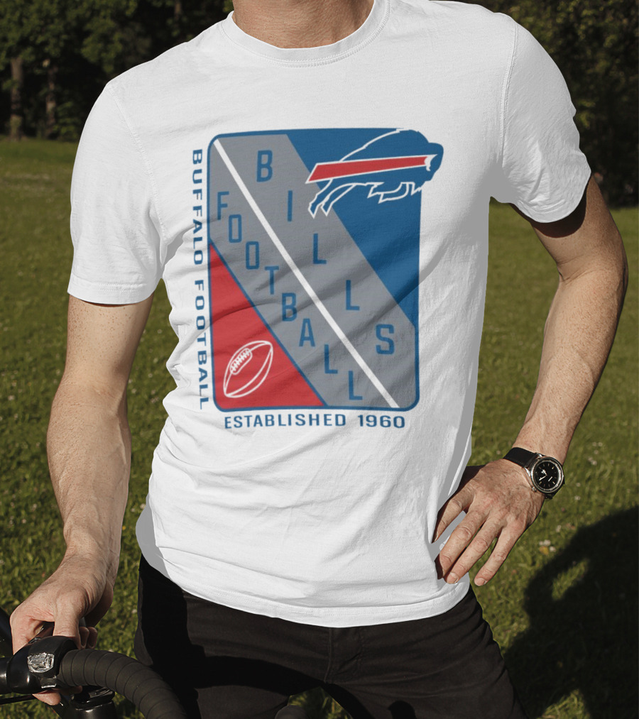 Buffalo Bills Football Established 1960 Shield T-Shirt