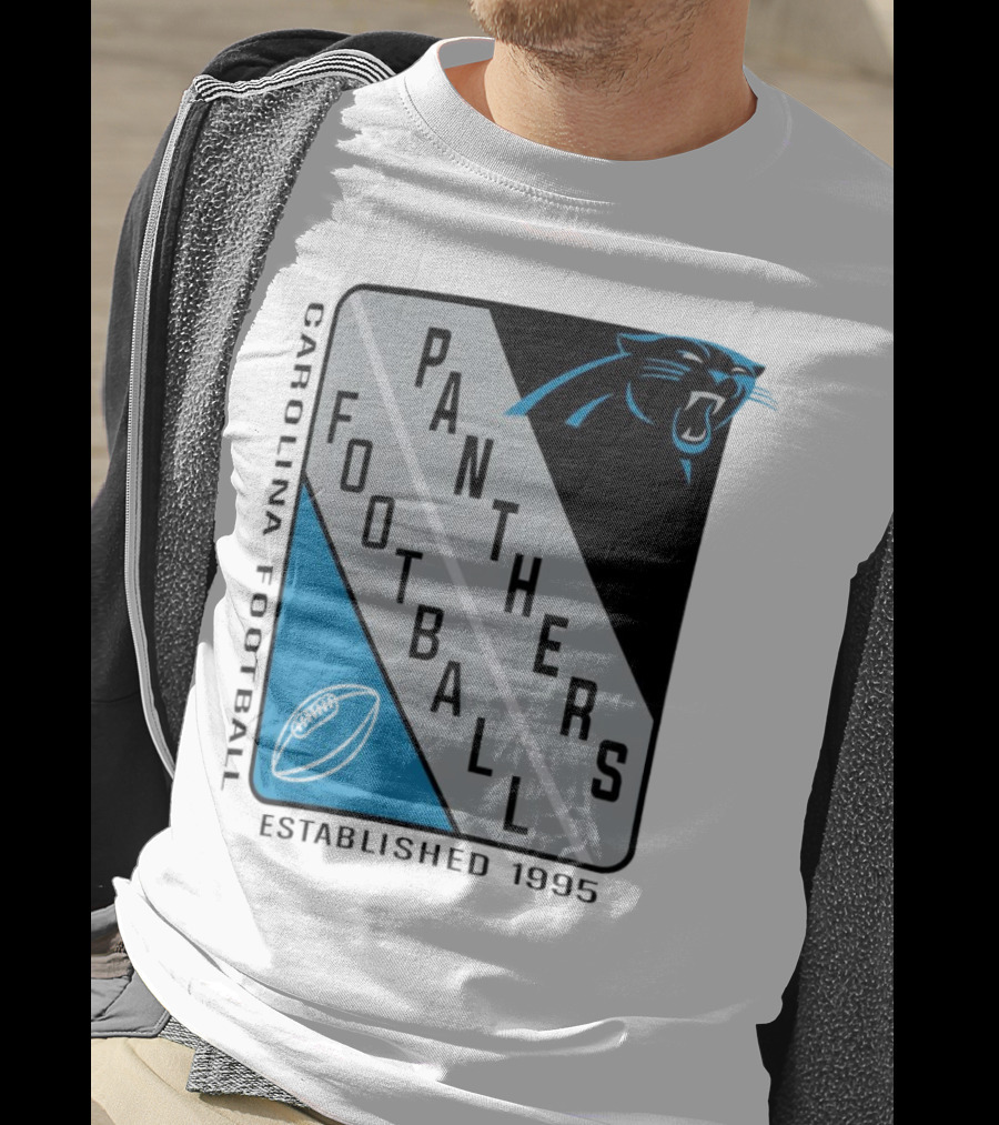 Carolina Panthers Football Shield Established 1995 T-Shirt