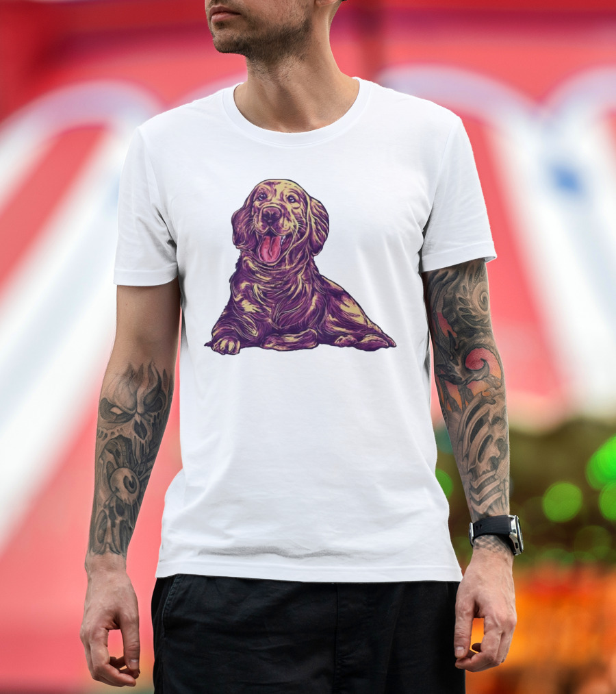 Golden Retriever Cute Dog T-Shirt