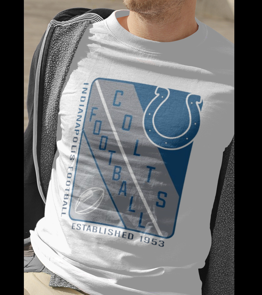 Indianapolis Colts Football Shield Established 1953 T-Shirt