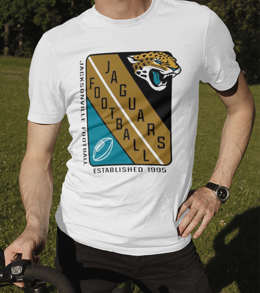 Jacksonville Jaguars Football Established 1995 Jaguars Football T-Shirt
