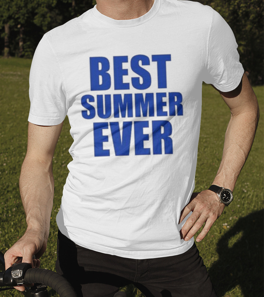 Best Summer Ever Natalie King Wearing Best Summer T-Shirt