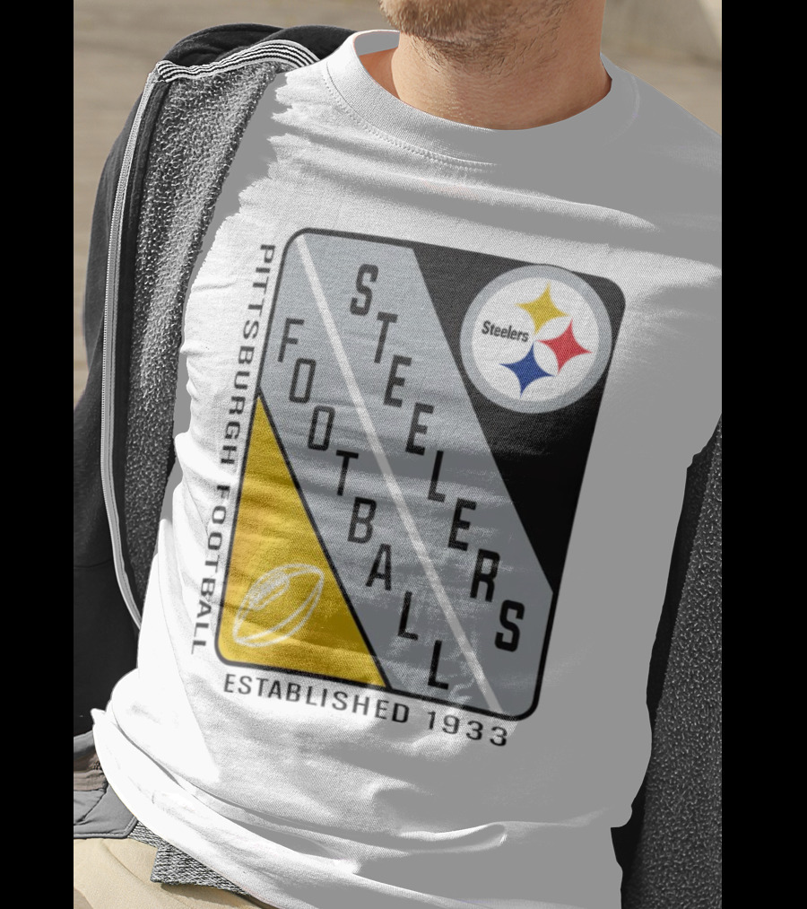 Pittsburgh Steelers Football Established 1933 Shield T-Shirt