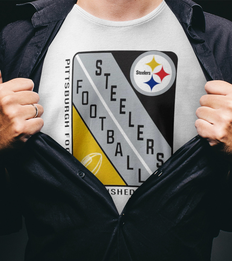 Pittsburgh Steelers Football Established 1933 Shield T-Shirt