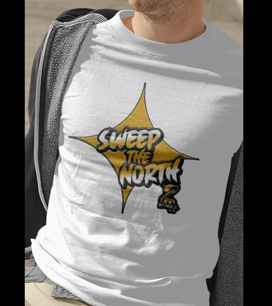 Pittsburgh Steelers Sweep The North 6-0 No Mercy Star T-Shirt