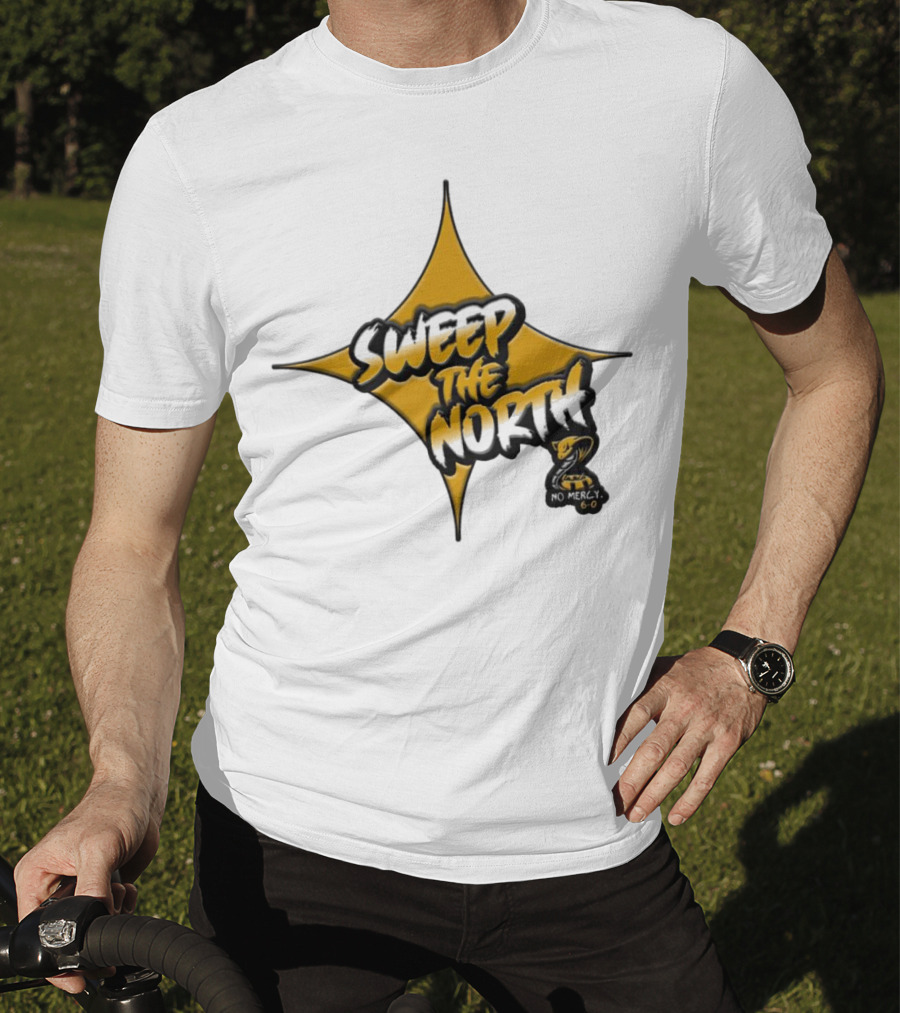 Pittsburgh Steelers Sweep The North 6-0 No Mercy Star T-Shirt